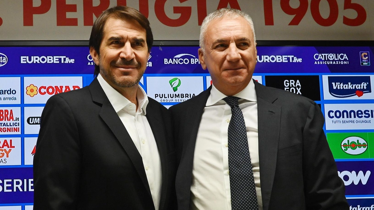 Il presidente Faroni insieme al diesse Mauro Meluso