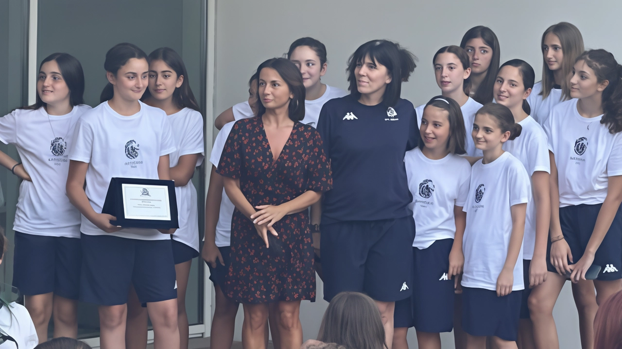 Le ragazze del basket dell’Affrico con la presidentessa Pisacchi Le ragazze del basket dell’Affrico con la presidentessa Pisacchi