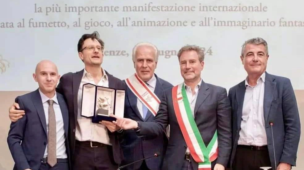 Pegaso d'oro al Lucca Comics, Giani: "Ha rinnovato l'immagine della Toscana"