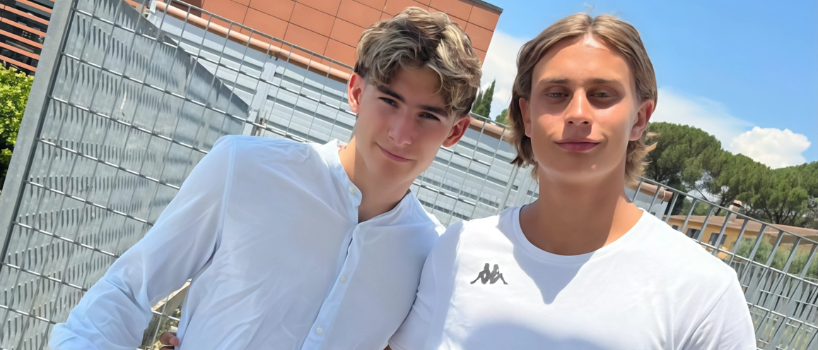 Dal campo alla discussione della tesina. Fortini e Martinelli, l’altro... esame. I due viola alla prova della Maturità