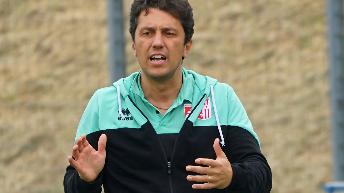 Marco Becattini, 44 anni, allenatore del Terranuova Marco Becattini, 44 anni, allenatore del Terranuova