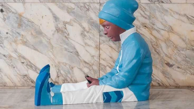 L’opera «3» al sottopasso della stazione L’opera «3» al sottopasso della stazione