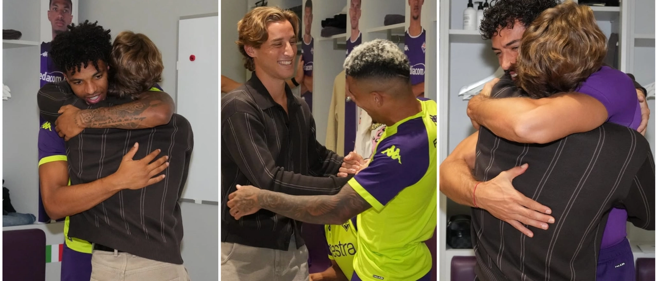 Fiorentina, la visita più bella. Riecco Bove al Viola Park: "Vi voglio bene"