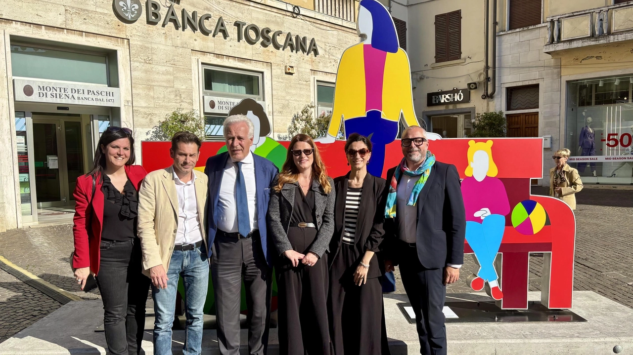 L’inaugurazione della panchina L’inaugurazione della panchina