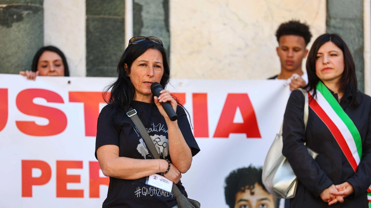 Silvia Baragatti, la mamma di Maati Moubakir, il 17enne di Certaldo assassinato. a Campi Bisenzio lo scorso 29 dicembre