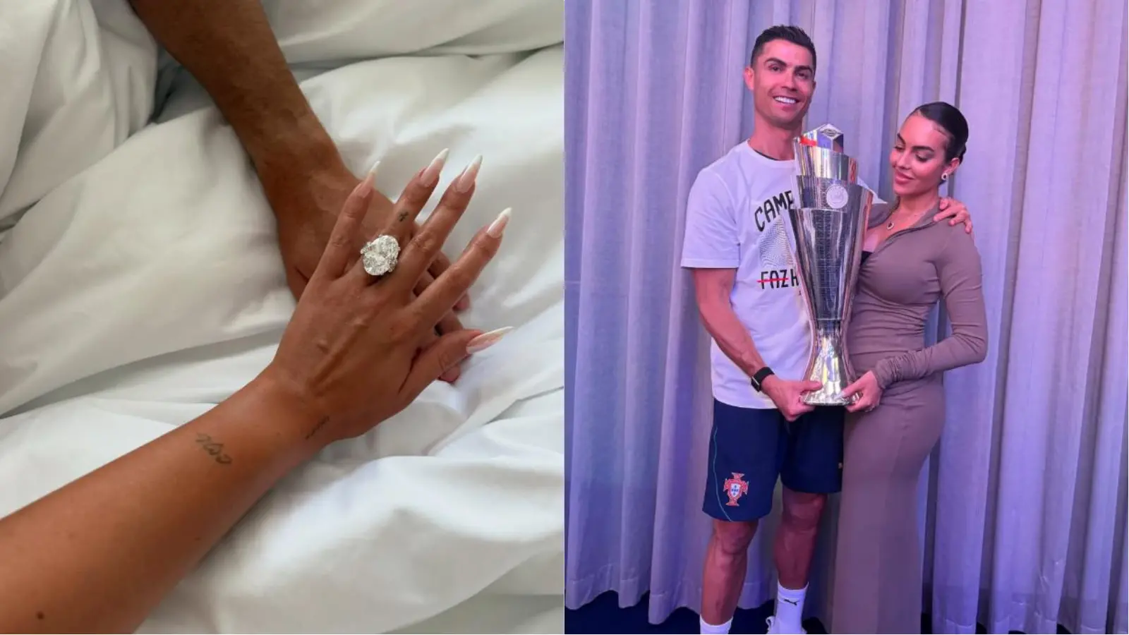 Cristiano Ronaldo e Georgina si sposano: l’annuncio social