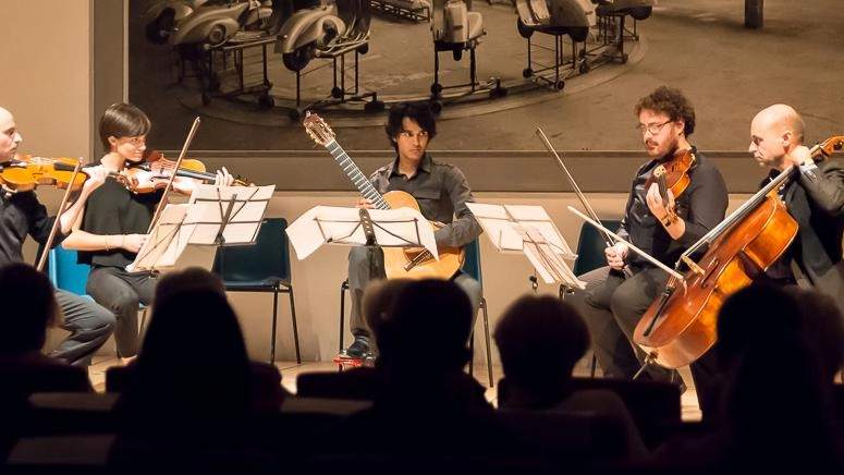 Un evento organizzato al Museo Piaggio dal Livorno music festival Un evento organizzato al Museo Piaggio dal Livorno music festival