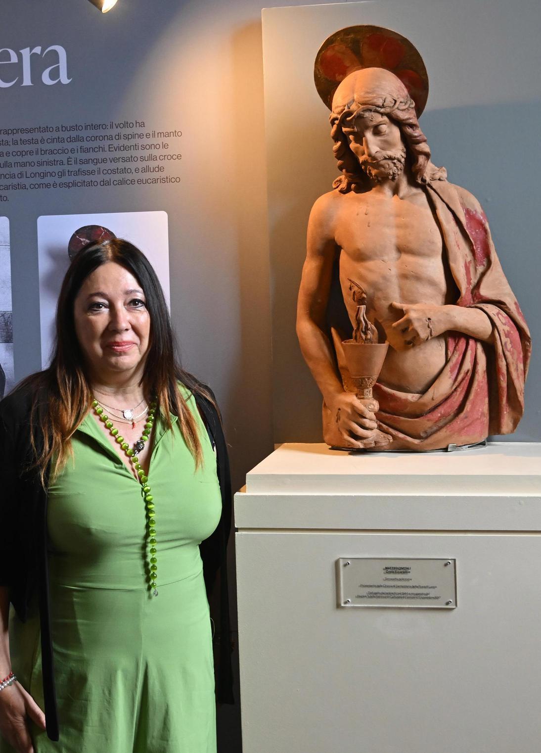 il capolavoro ritrovato il cristo eucaristico di matteo civitali torna in mostra al pubblico