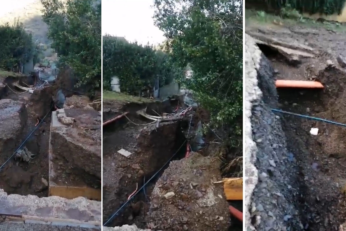Alluvione all'Elba, la devastazione: strade sventrare a Nisporto