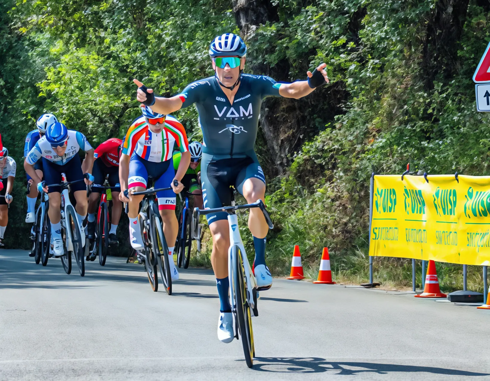 Corsa organizzata dal team marathon bike. ’Trofeo La Stazione’, Mariottini la spunta in volata davanti a Fogli e Paoli