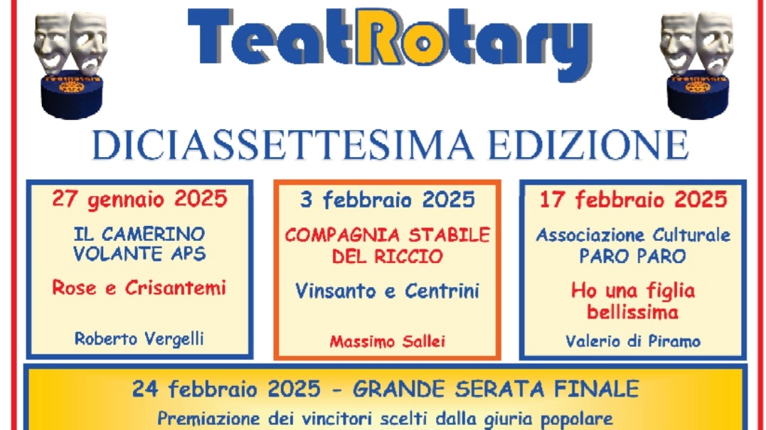 La locandina della rassegna La locandina della rassegna