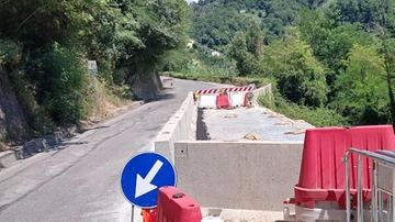 Lavori sulla Mammianese, conclusa la messa in sicurezza. Riaperto il traffico ai tir