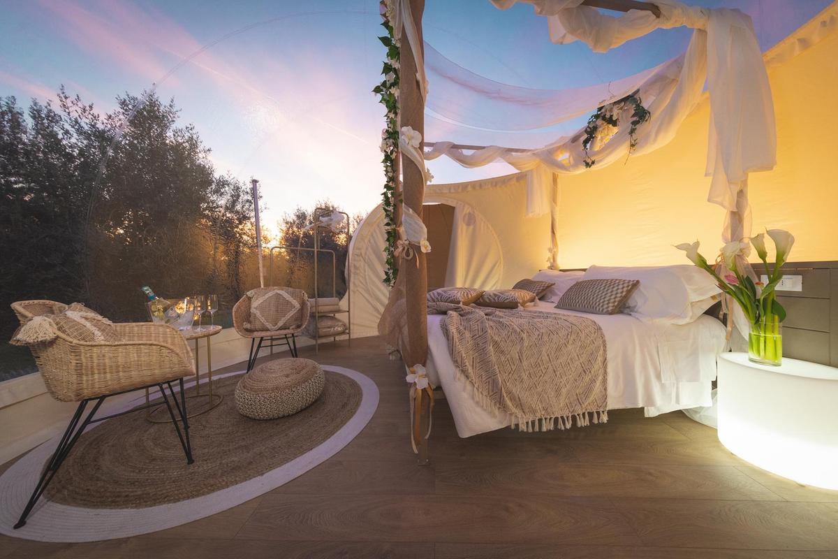 Sei bubble room in Toscana e non solo: dormire sotto le stelle dentro una bolla