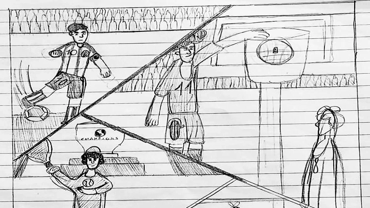 LA VIGNETTA I vari sport praticati dagli studenti, si va dal calcio al basket LA VIGNETTA I vari sport praticati dagli studenti, si va dal calcio al basket