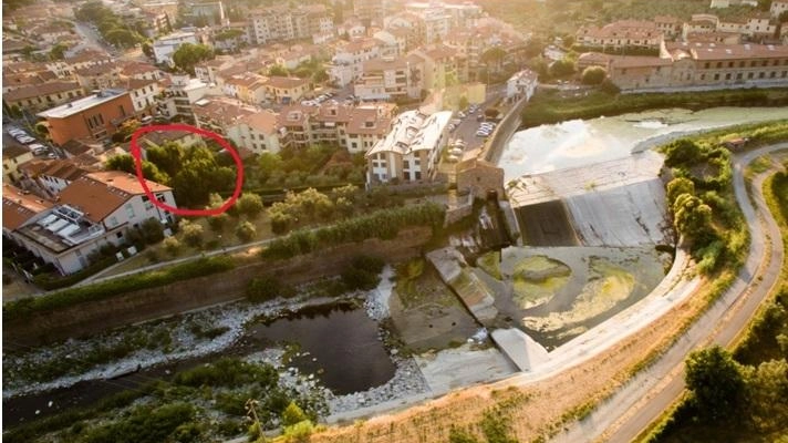 L’area. si trova in via del Guado a Santa Lucia, a due passi dal Cavalciotto