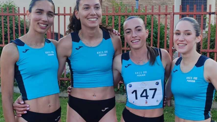 Le ragazze dell'Atletica Arcs Cus Perugia brillano ai Campionati Regionali con un nuovo record nella staffetta 4x400. Le ragazze dell'Atletica Arcs Cus Perugia brillano ai Campionati Regionali con un nuovo record nella staffetta 4x400.