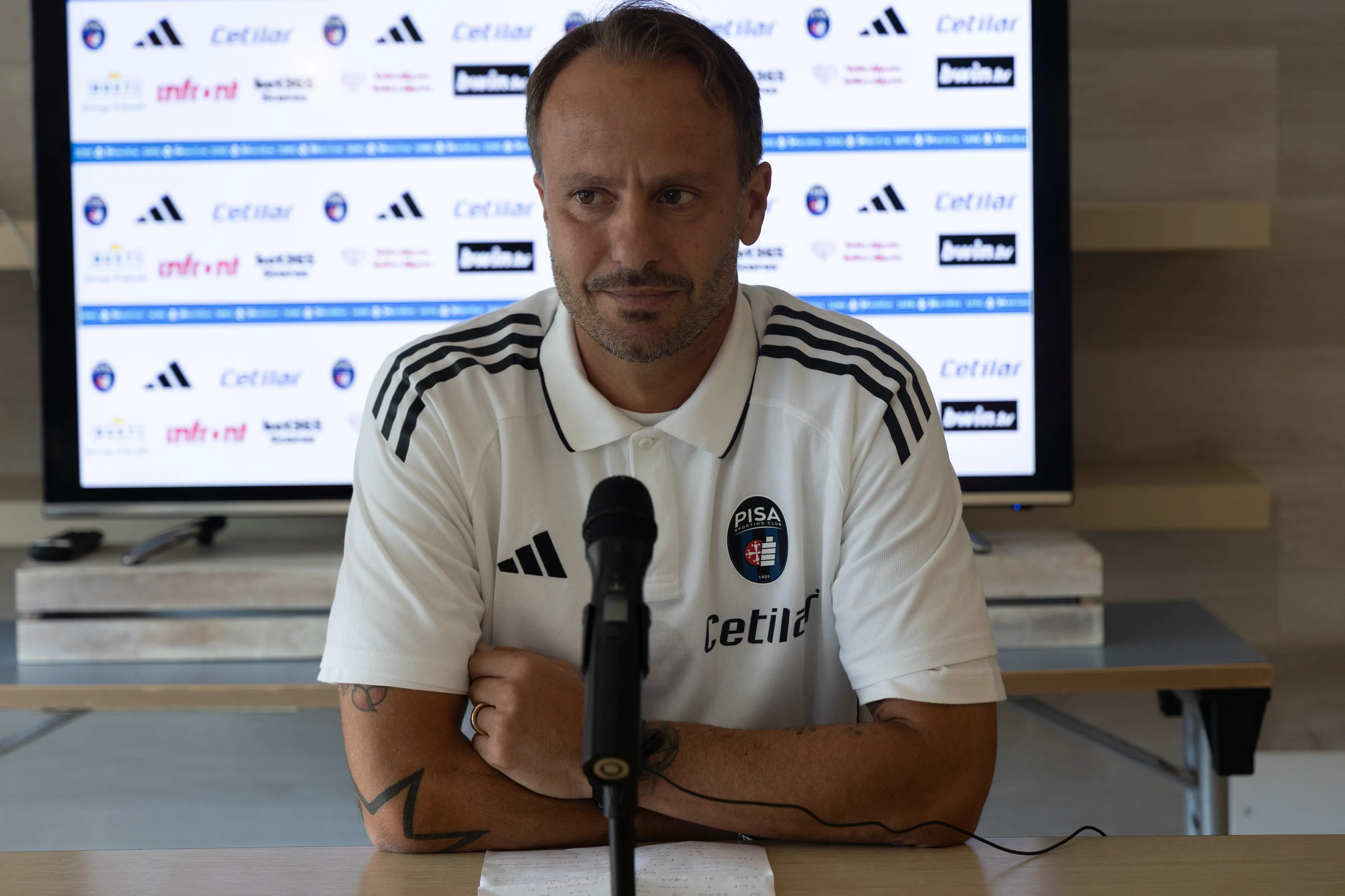 Pisa, “I tifosi saranno la nostra benzina”, tutta la grinta di mister Gilardino