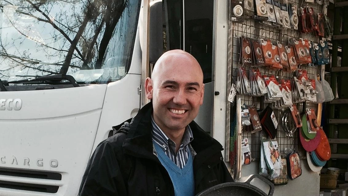 Massimiliano Carrara, presidente degli ambulanti Massimiliano Carrara, presidente degli ambulanti