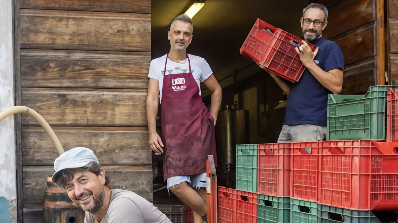 I ragazzi della Cooperativa Agricola Sociale “Calafata“
