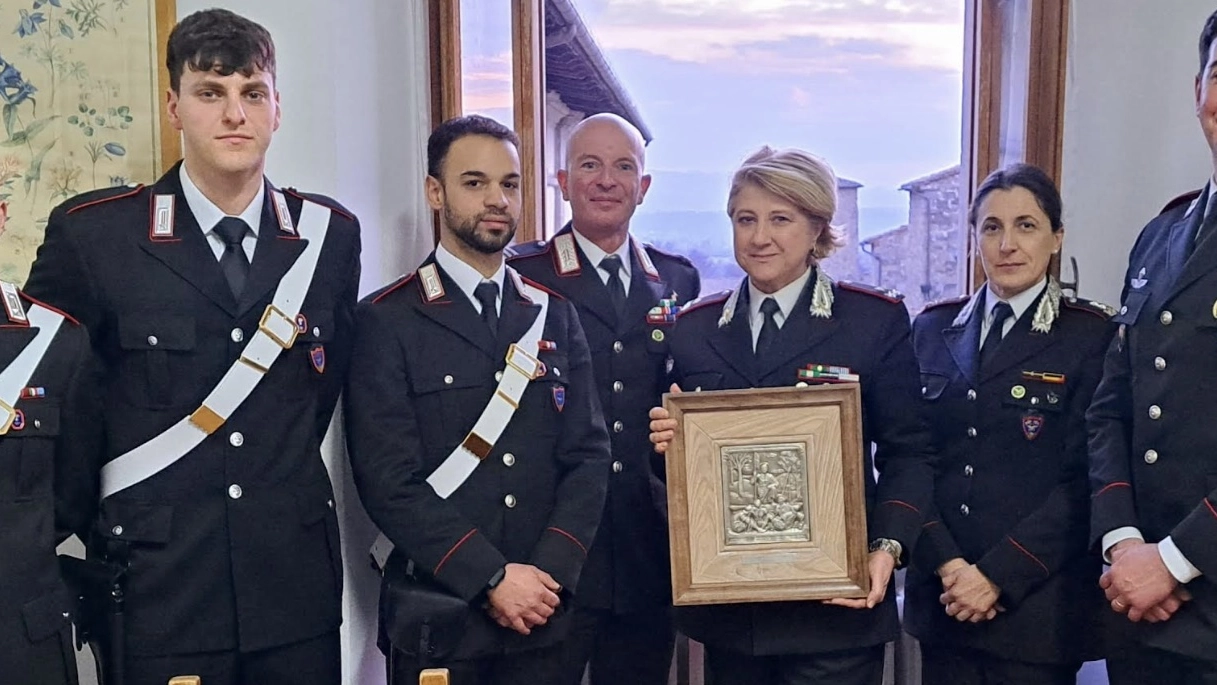 La visita ai carabinieri forestali di Arezzo La visita ai carabinieri forestali di Arezzo