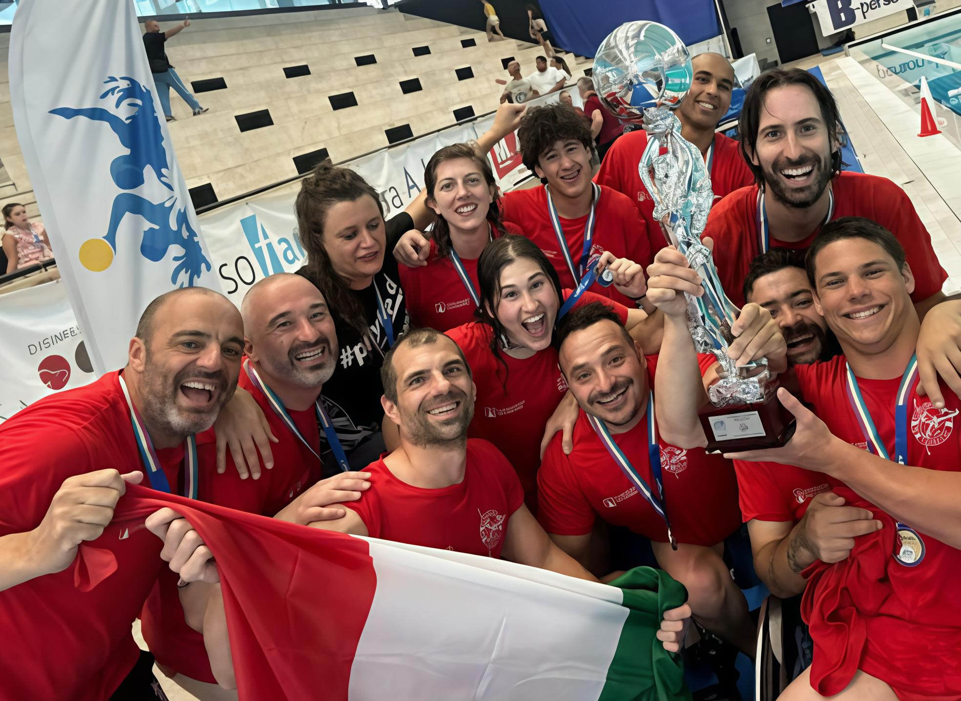 Rari Nantes Florentia conquista il titolo tricolore nella pallanuoto paralimpica
