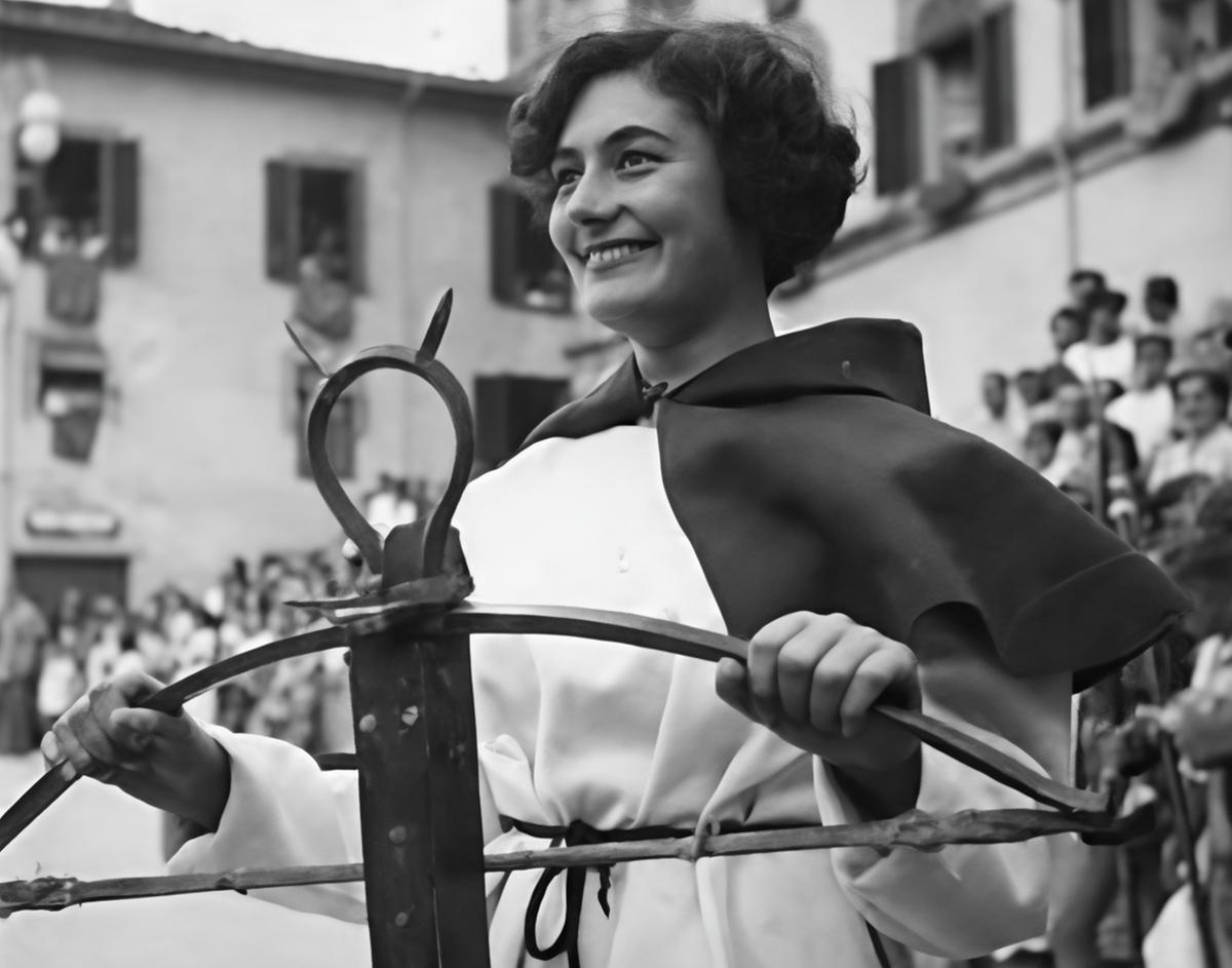 Nel 1954 Annamaria affrontò Gubbio Nel 1954 Annamaria affrontò Gubbio