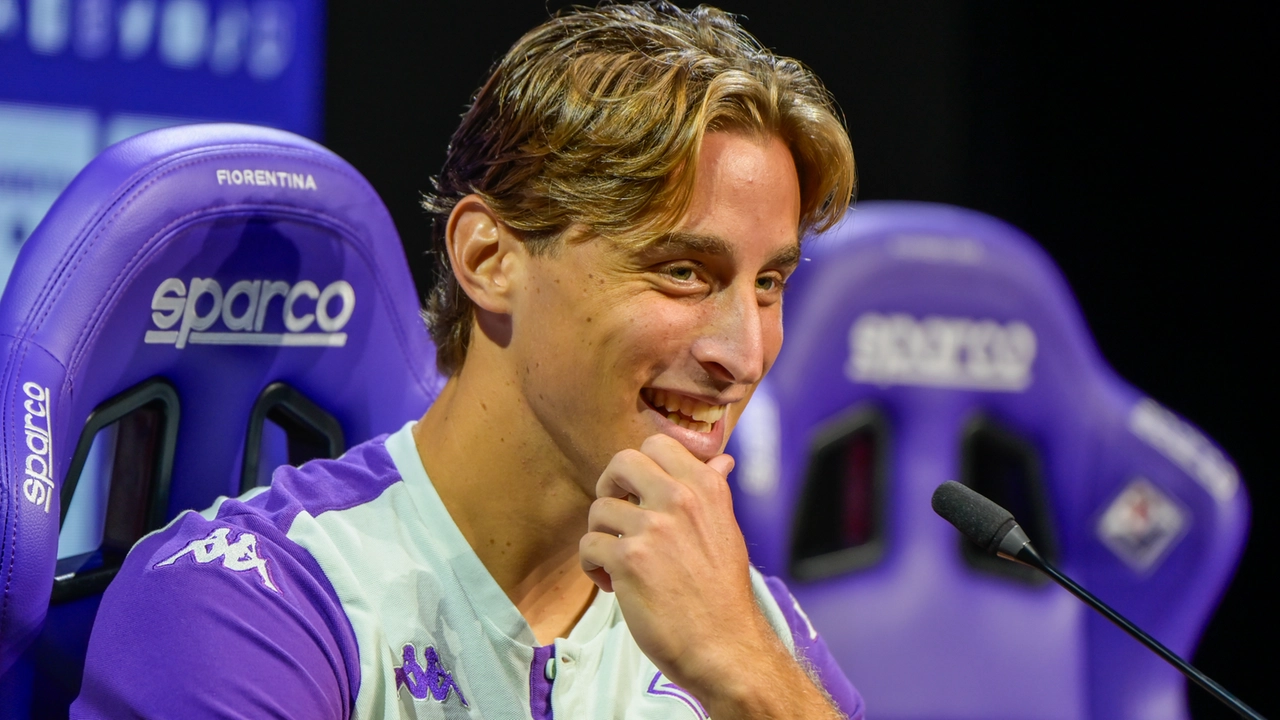 Il sorriso di Edoardo Bove, 22 anni, centrocampista della Fiorentina