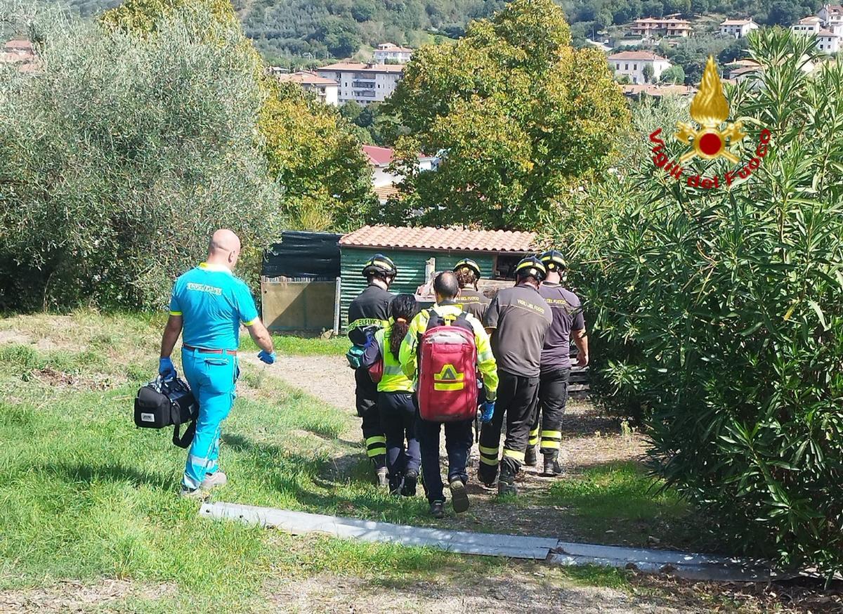 grave 55enne dopo la caduta da cavallo portata a careggi con l8217elisoccorso