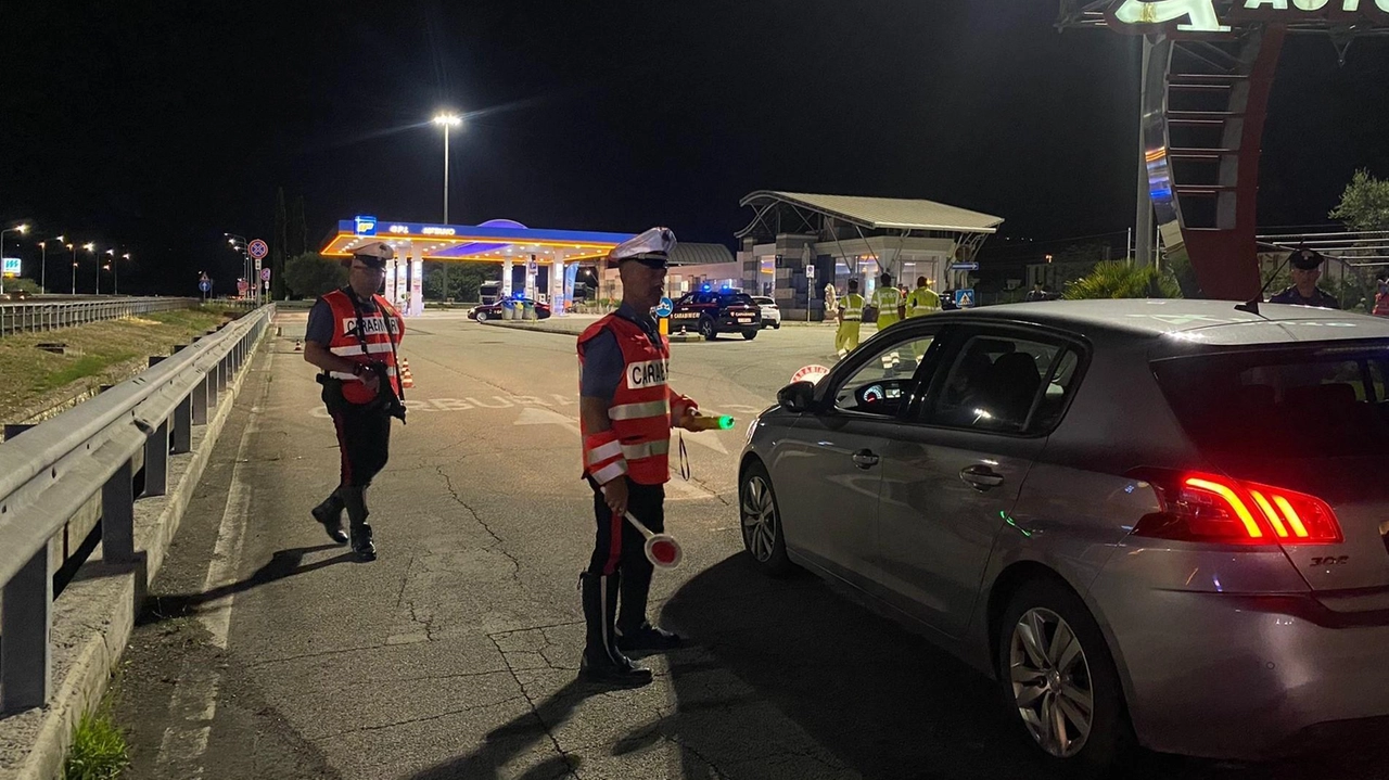I controlli dei carabinieri messi in campo in tutta la provincia di Terni