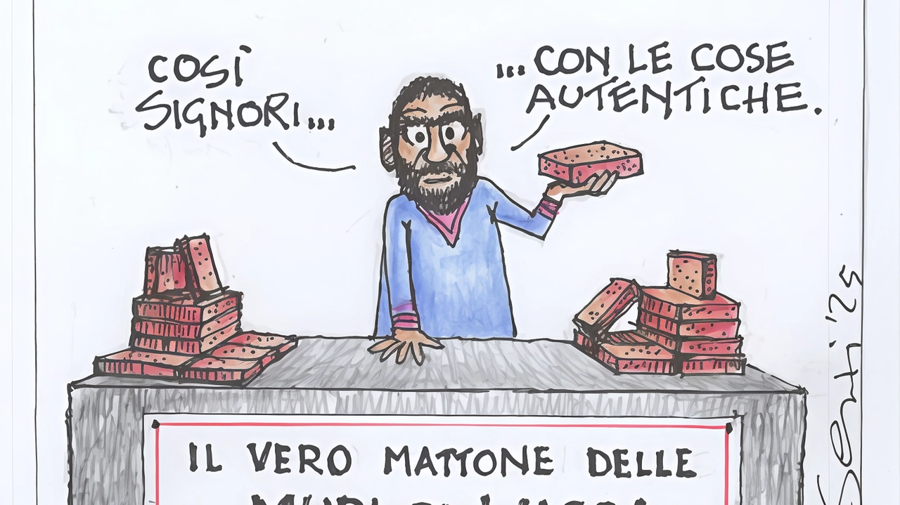 La vignetta di Alessandro Sesti sul boom dei negozi di souvenir La vignetta di Alessandro Sesti sul boom dei negozi di souvenir
