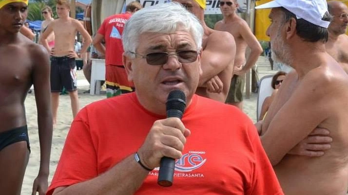 Il presidente del Consorzio mare Versilia Francesco Verona Il presidente del Consorzio mare Versilia Francesco Verona