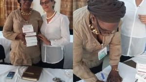 La direttrice della farmacia dell’ospedale di Thies (Senegal) Anta Sarr con Maria José Caldés Pinilla La direttrice della farmacia dell’ospedale di Thies (Senegal) Anta Sarr con Maria José Caldés Pinilla