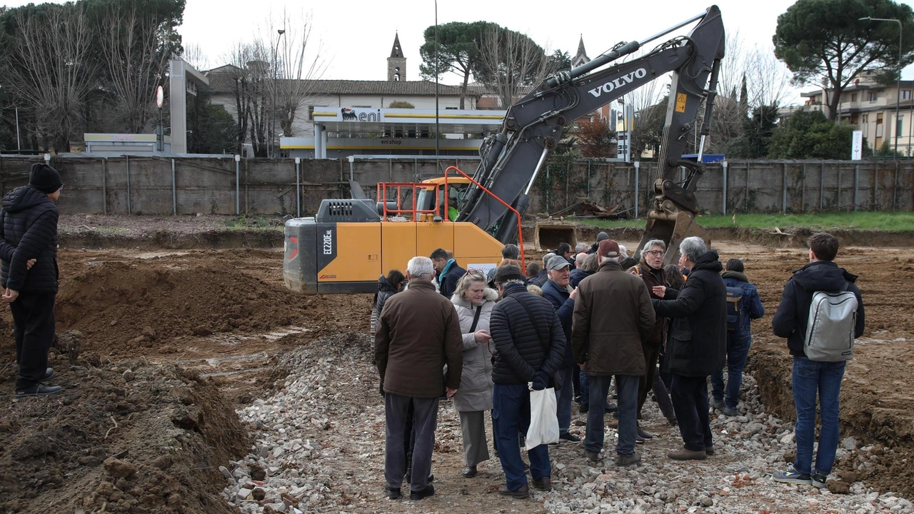 Il cantiere della nuova casa di comunità che nascerà in viale Europa