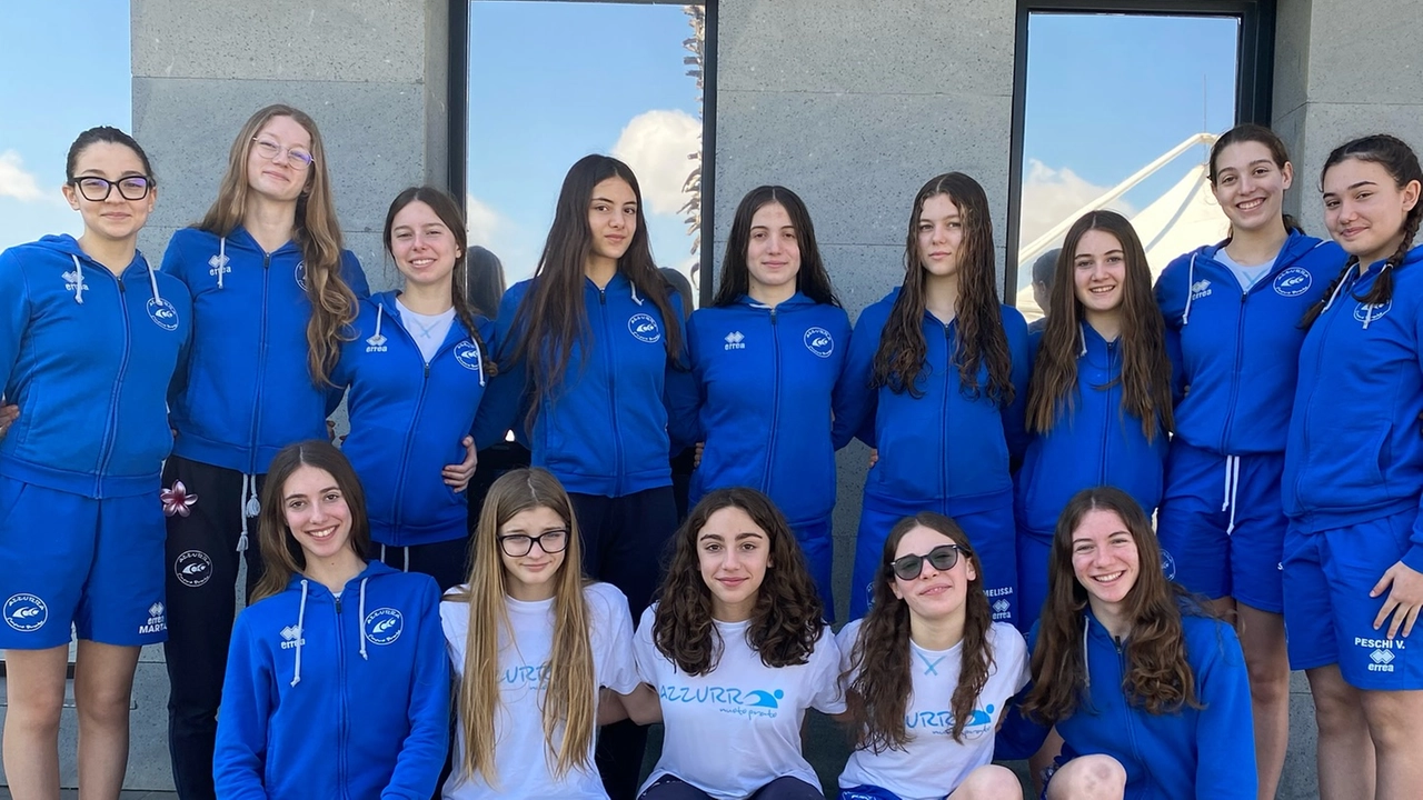 Nuoto sincronizzato "ragazze", l'Azzurra è la prima società della Toscana