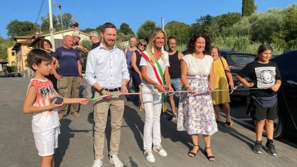 L'inaugurazione della strada
