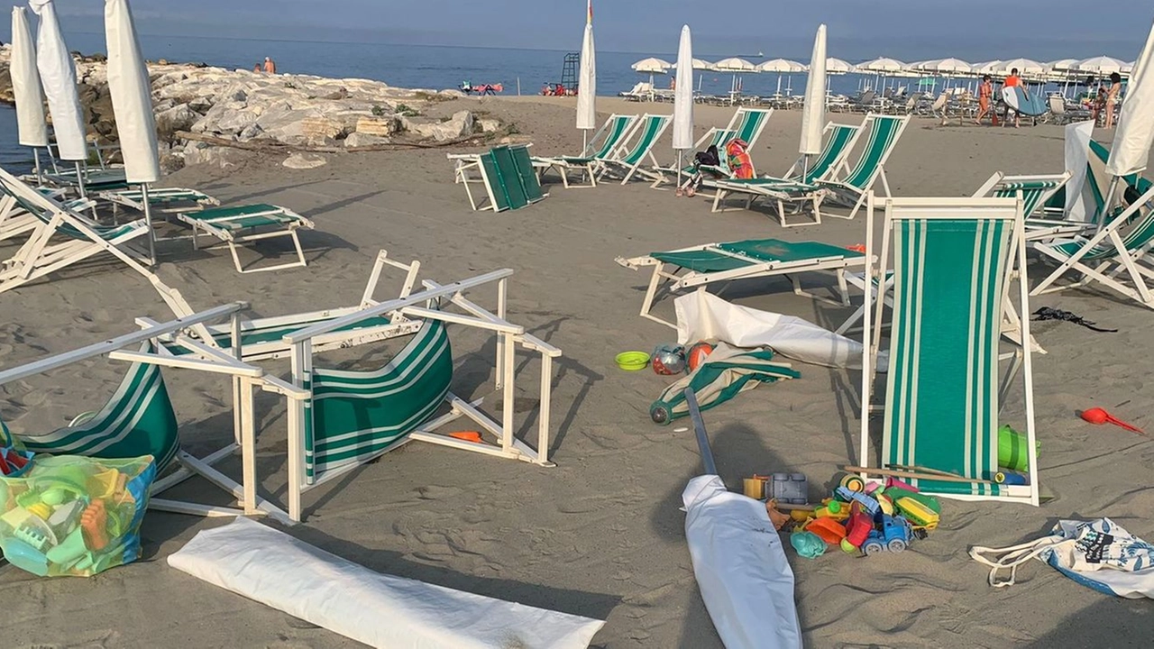 Un’immagine di uno dei due stabilimenti balneari di Ronchi devastati dai vandali Un’immagine di uno dei due stabilimenti balneari di Ronchi devastati dai vandali