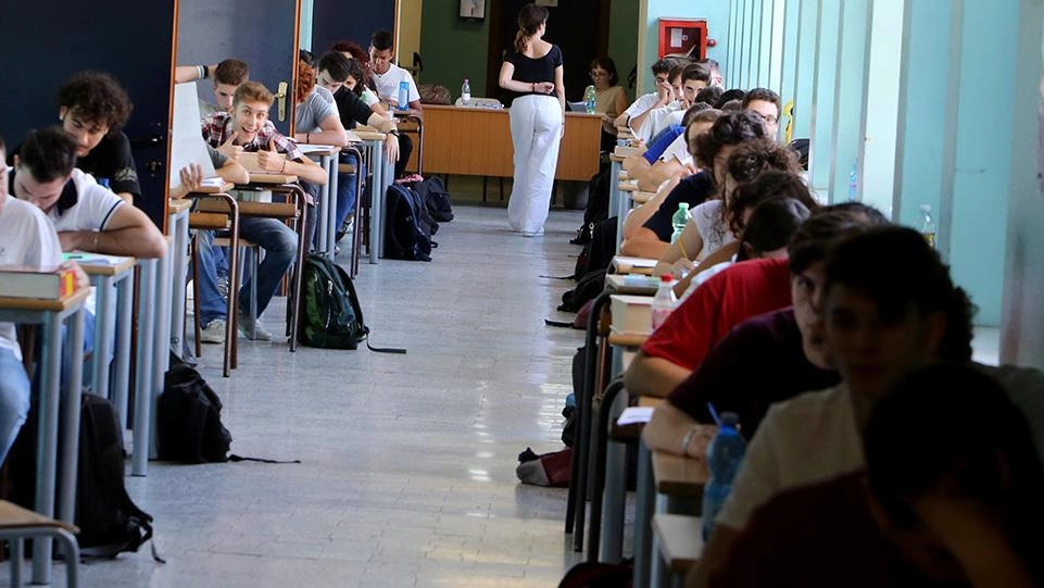 Un esame di maturità (foto d’archivio) Un esame di maturità (foto d’archivio)