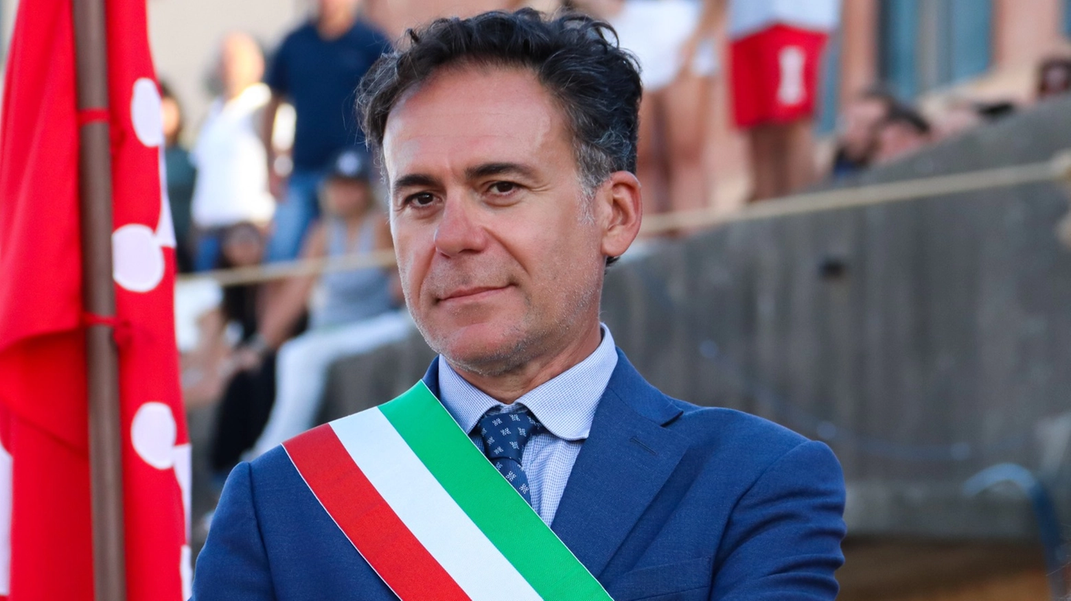 Il sindaco di Pisa Michele Conti