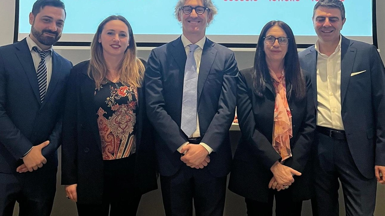 Gli organizzatori di «Amico Cuore». Al centro il professor Andrea Colli