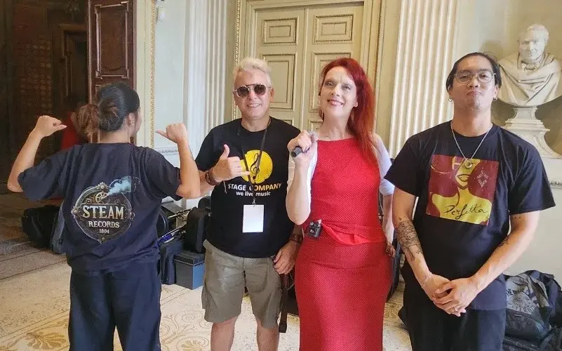 Sabrina Morante, aretina d’adozione, vola alle finali di Sanremo Rock assieme ai ballerini Allen J. e Shannen