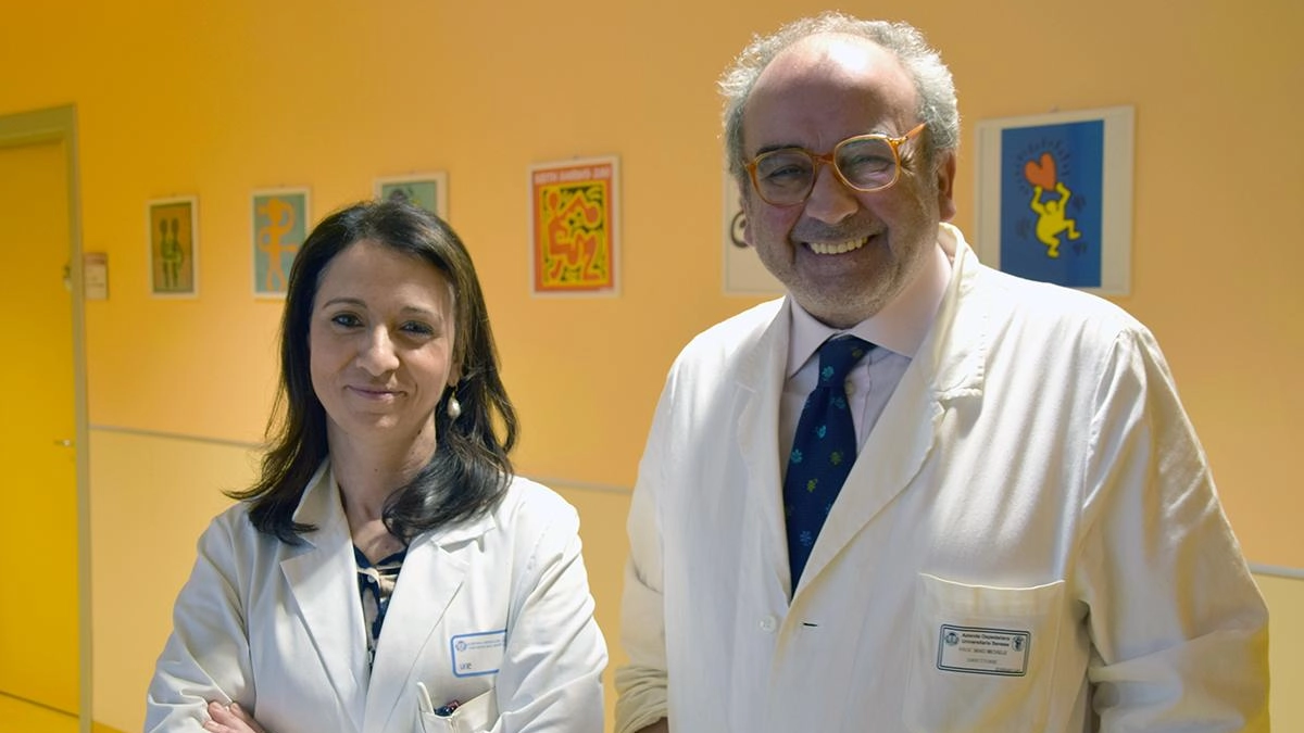 Il professor Michele Maio e la professoressa Anna Maria Di Giacomo Il professor Michele Maio e la professoressa Anna Maria Di Giacomo