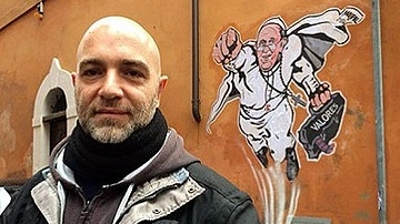 Mauro Pallotta, in arte Maupal, è un artista di fama internazionale ed è il preferito di Papa Francesco, che ha ritratto in varie opere come quella in foto Mauro Pallotta, in arte Maupal, è un artista di fama internazionale ed è il preferito di Papa Francesco, che ha ritratto in varie opere come quella in foto
