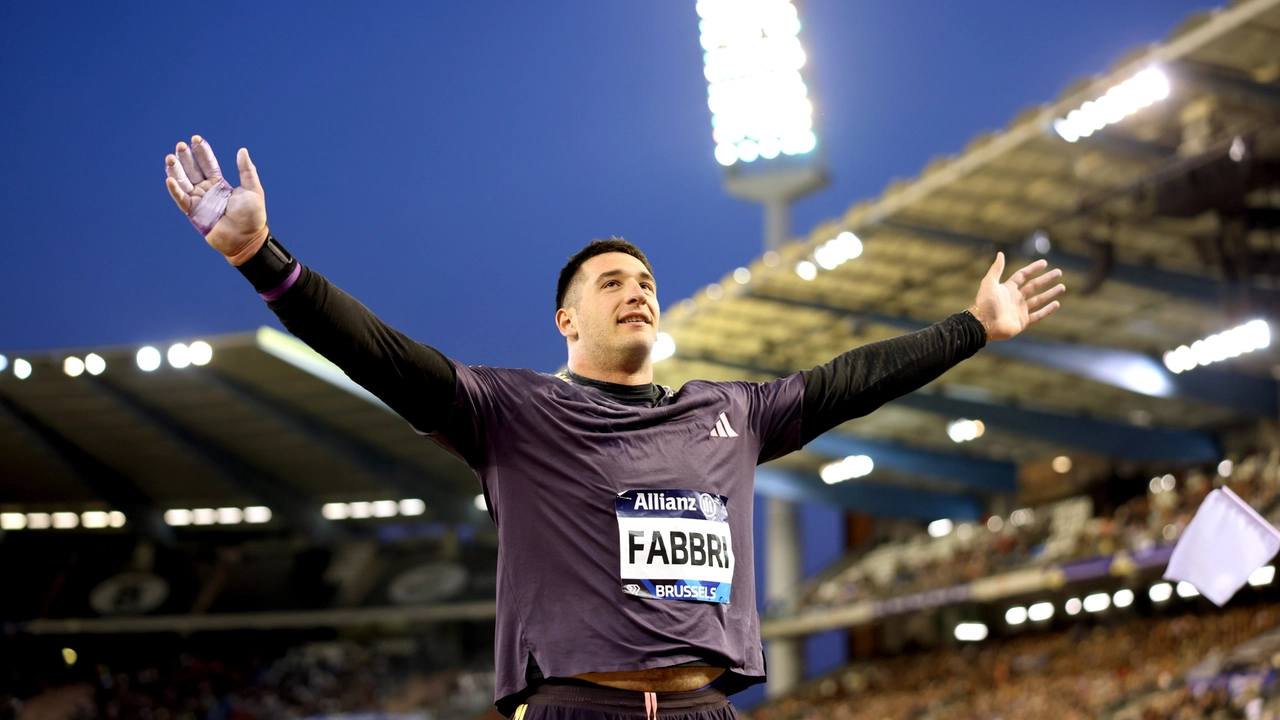 Leonardo Fabbri trionfa nella Diamond League con il record italiano. (Marta Gorczynska/Diamond League) Leonardo Fabbri trionfa nella Diamond League con il record italiano. (Marta Gorczynska/Diamond League)