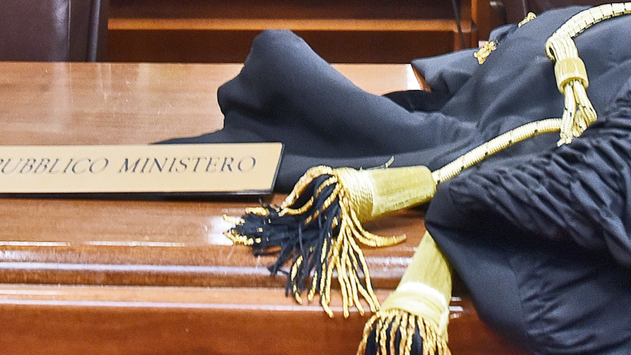 Un'aula di tribunale in una foto di repertorio