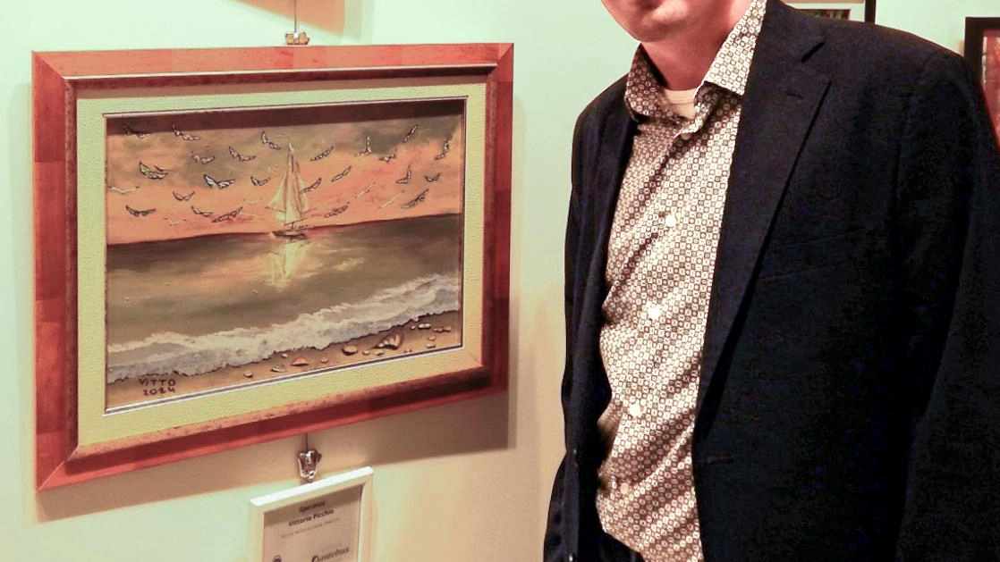 A Umbertide, l'artista Vittorio Picchio espone la sua opera "Speranza" alla Galleria Dantebus di Roma, dopo il successo online. Un traguardo emozionante per il giovane talento. A Umbertide, l'artista Vittorio Picchio espone la sua opera "Speranza" alla Galleria Dantebus di Roma, dopo il successo online. Un traguardo emozionante per il giovane talento.
