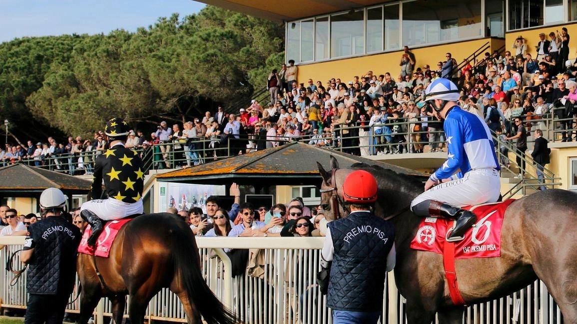 Il momento sempre affascinante e ricco di pathos della sfilata dei cavalli davanti alle tribune nella quale ognuno spera che vinca il suo campione