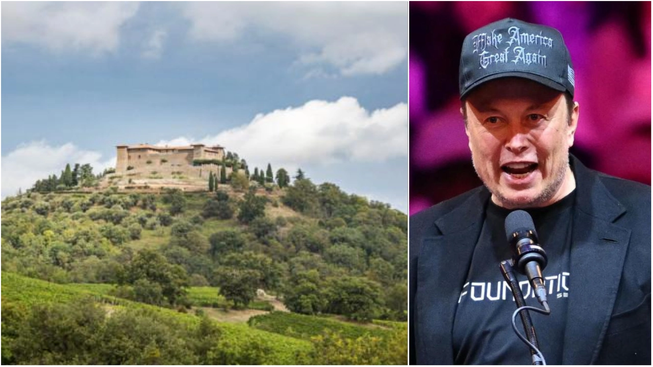 Elon Musk e il Castello di Montepò, tenuta della famiglia Biondi Santi, che si trova nelle campagne di Scansano, in provincia di Grosseto. E' un tempio del vino di qualità, con vigneti di grande pregio Elon Musk e il Castello di Montepò, tenuta della famiglia Biondi Santi, che si trova nelle campagne di Scansano, in provincia di Grosseto. E' un tempio del vino di qualità, con vigneti di grande pregio