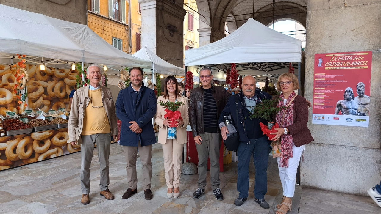 Una foto dell'inaugurazione di questa mattina