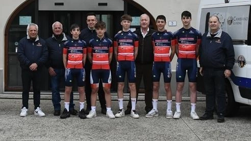 La squadra allievi del San Miniato Ciclismo