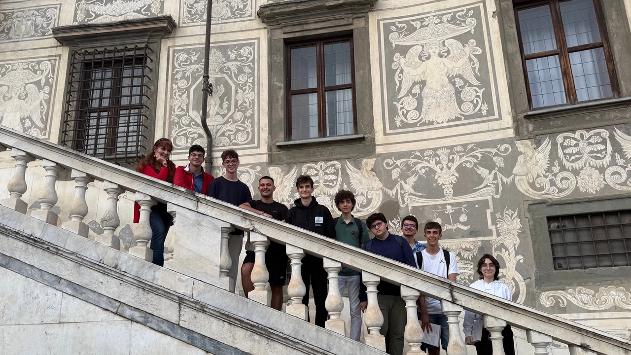 Gli studenti che hanno preso parte all'allenamento alla Scuola Normale Gli studenti che hanno preso parte all'allenamento alla Scuola Normale